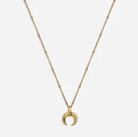 Amy Crescent Horn Necklace