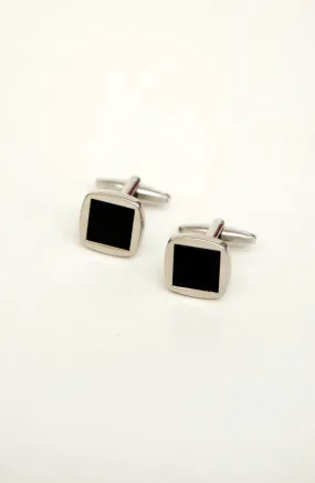 Black Square Cufflinks