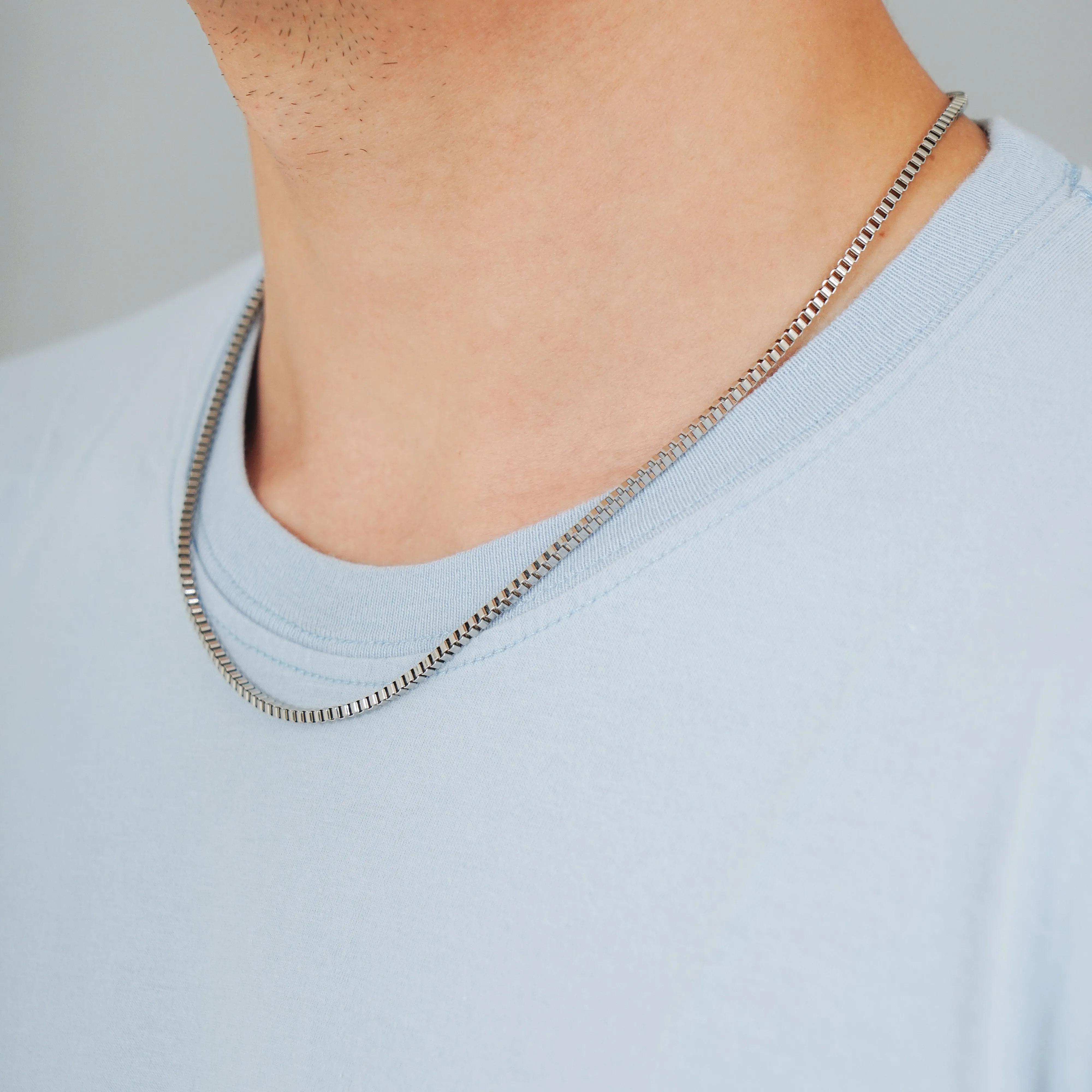 Bold Box Chain Necklace