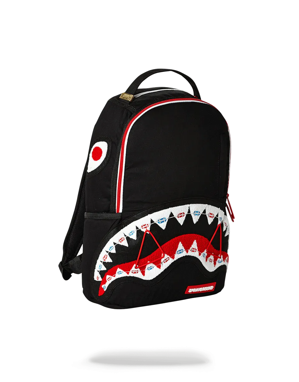 BRACES SHARK (BLACK)