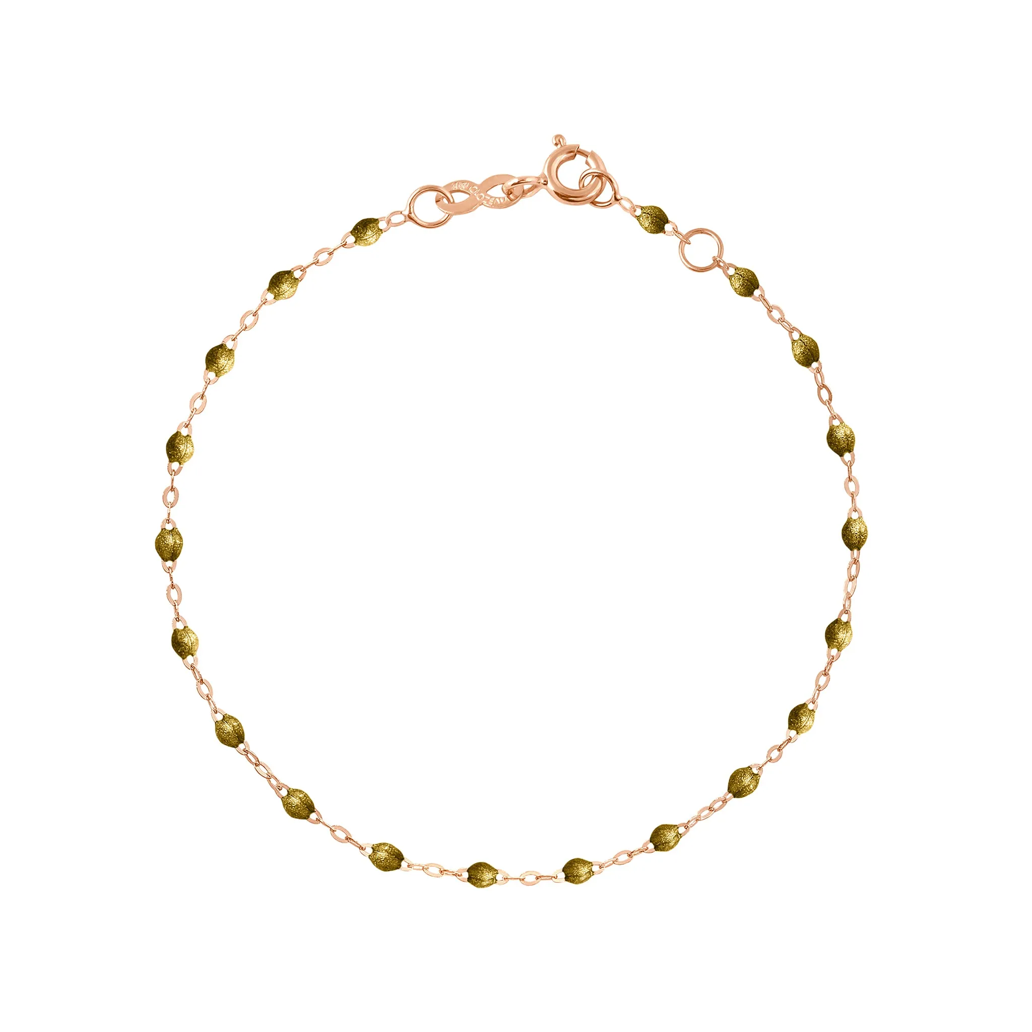 Classic Gigi Gold bracelet, Rose Gold, 5.9"