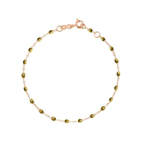 Classic Gigi Gold bracelet, Rose Gold, 5.9"