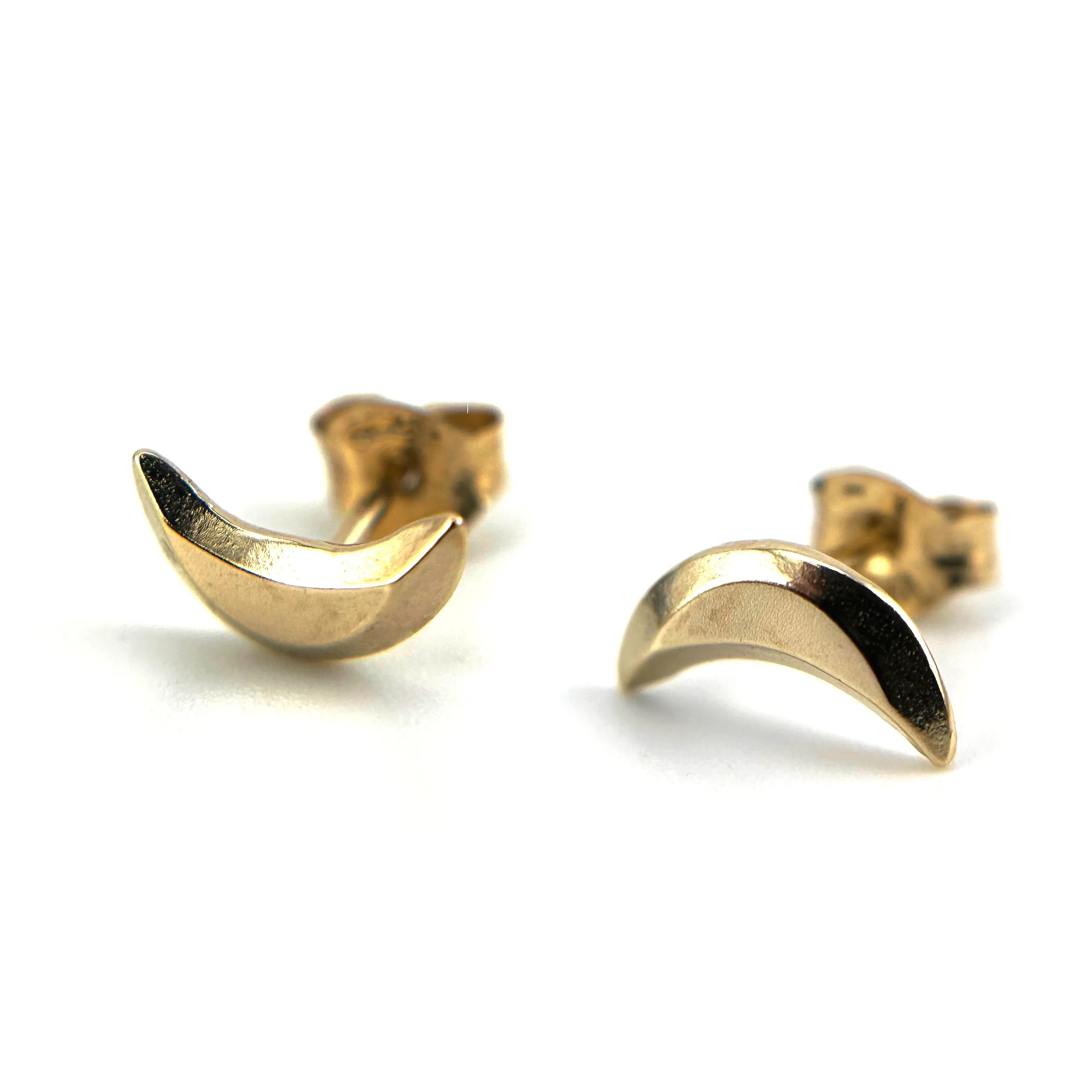 CRESCENT MOON Stud Earrings