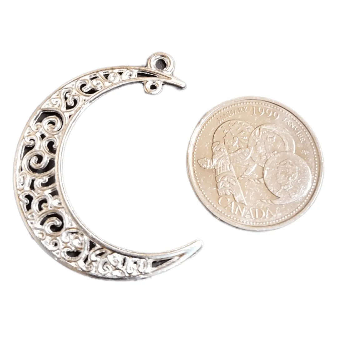 Filigree Crescent Moon