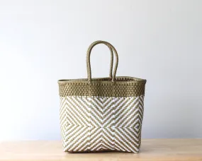 Gold & White Tote Bag by MexiMexi