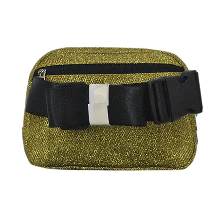 Gold Glitter NGIL Belt Bag