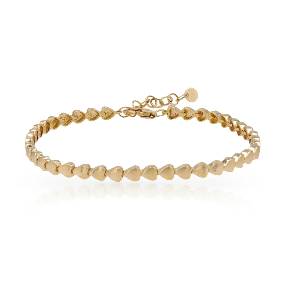 Gold Heart Bracelet