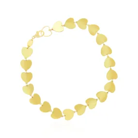 Gold Heart Bracelet