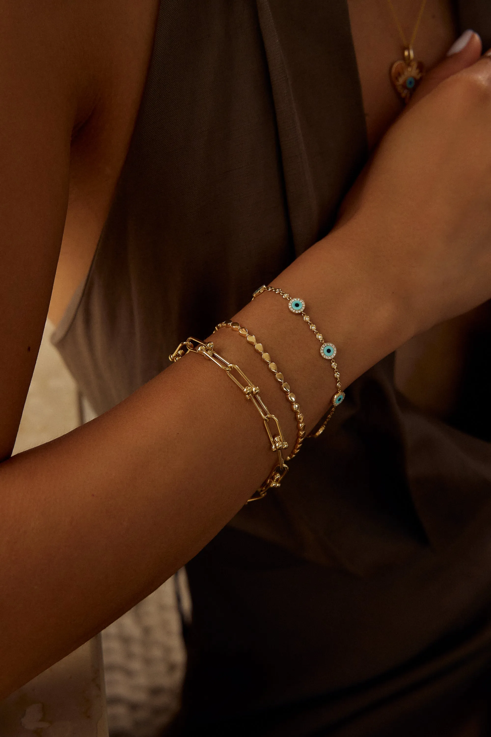 Gold Link Bracelet