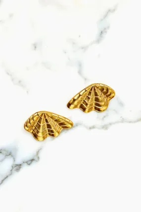 Gold Perly Earrings