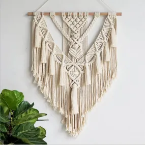 Hand Woven Macrame Wall Hanging Art 5 Different Styles You Choose Crescent Moon Star Wise Owl Handmade Bohemian Decoration Gorgeous Tapestry Hippie Gypsy Home Decor Living Room Bedroom