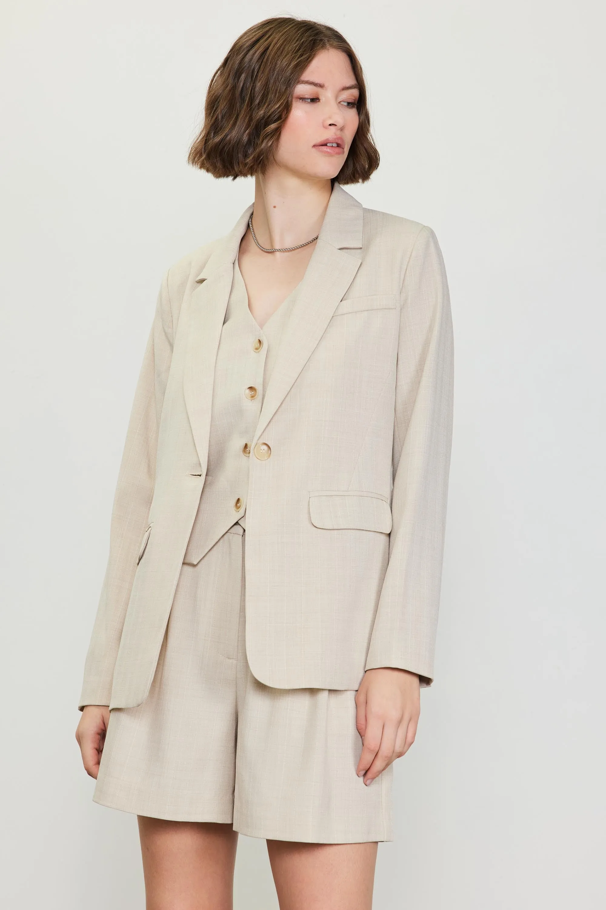 Iris Single Button Blazer