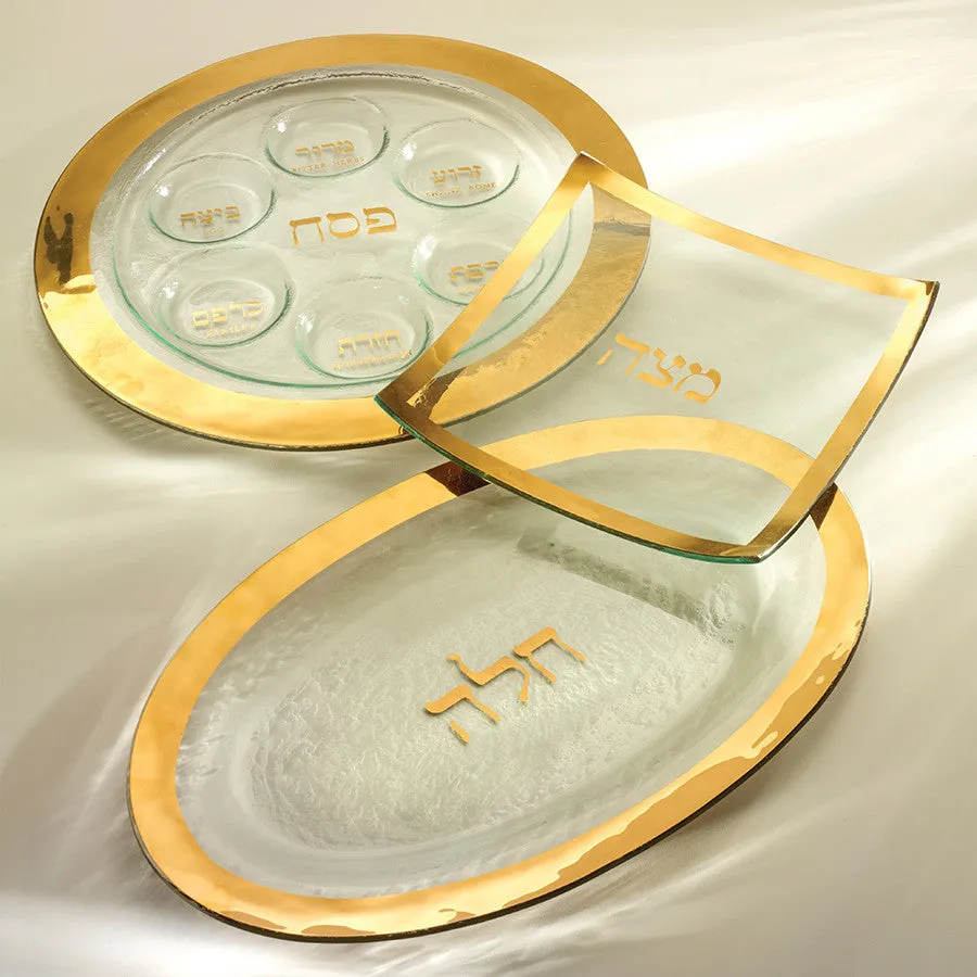 Judaica Square Matza Plate