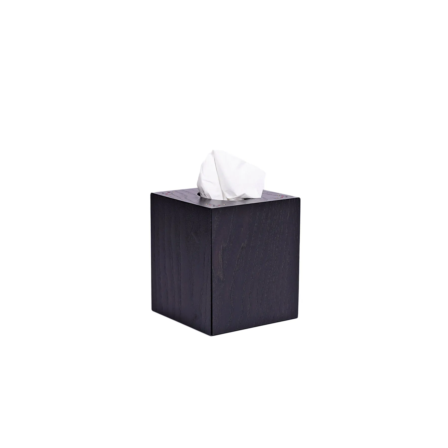 Kleenex Box Wood Black