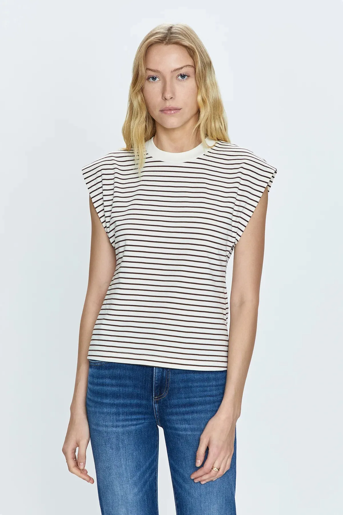 Marina Wide Shoulder Muscle Tee