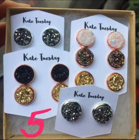 Metallic Baby Druzy Earring Box (BOX #5)