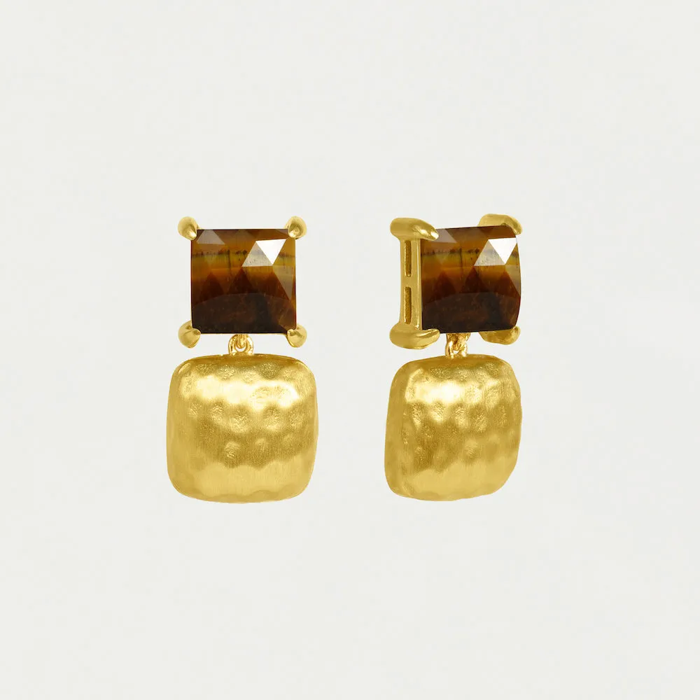 Nomad Square Droplet Earrings