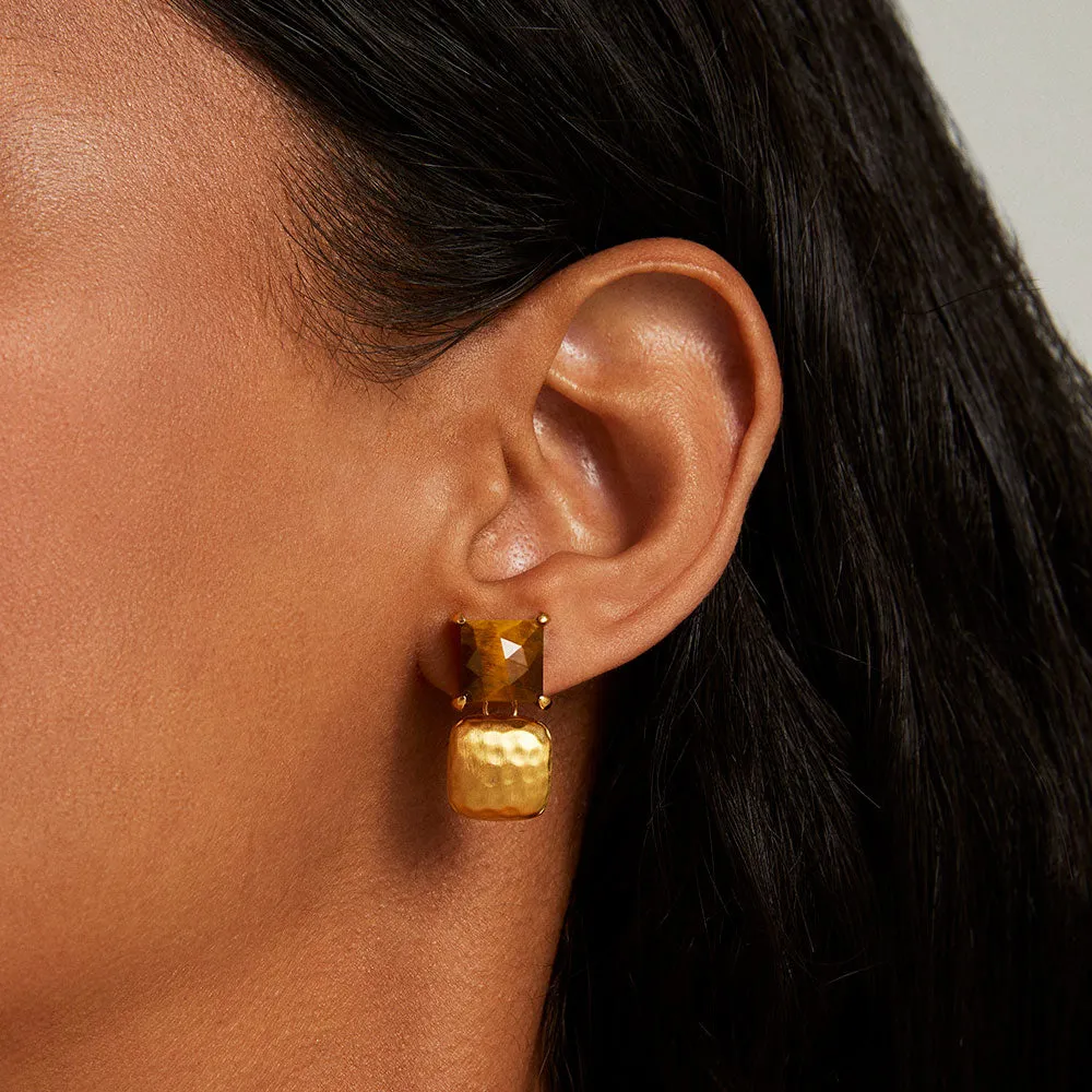 Nomad Square Droplet Earrings