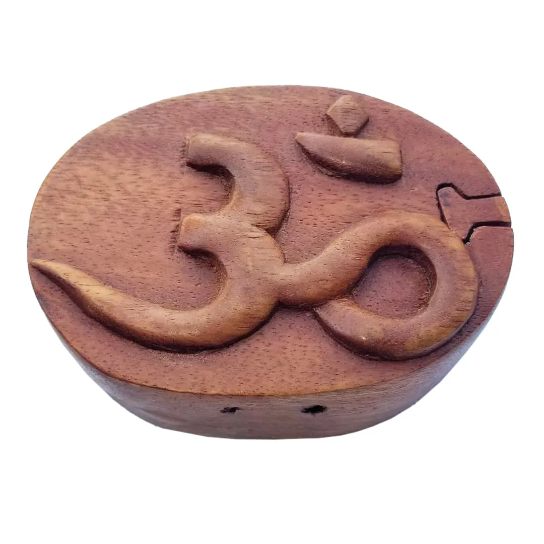 Om Puzzle Wooden Box