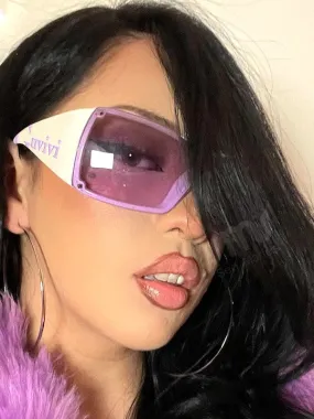 Oversized Square Goggle Sunglasses