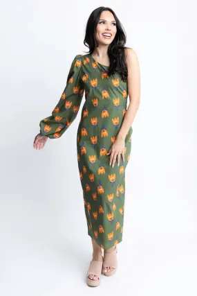 Poppy One Shoulder Maxi Dress