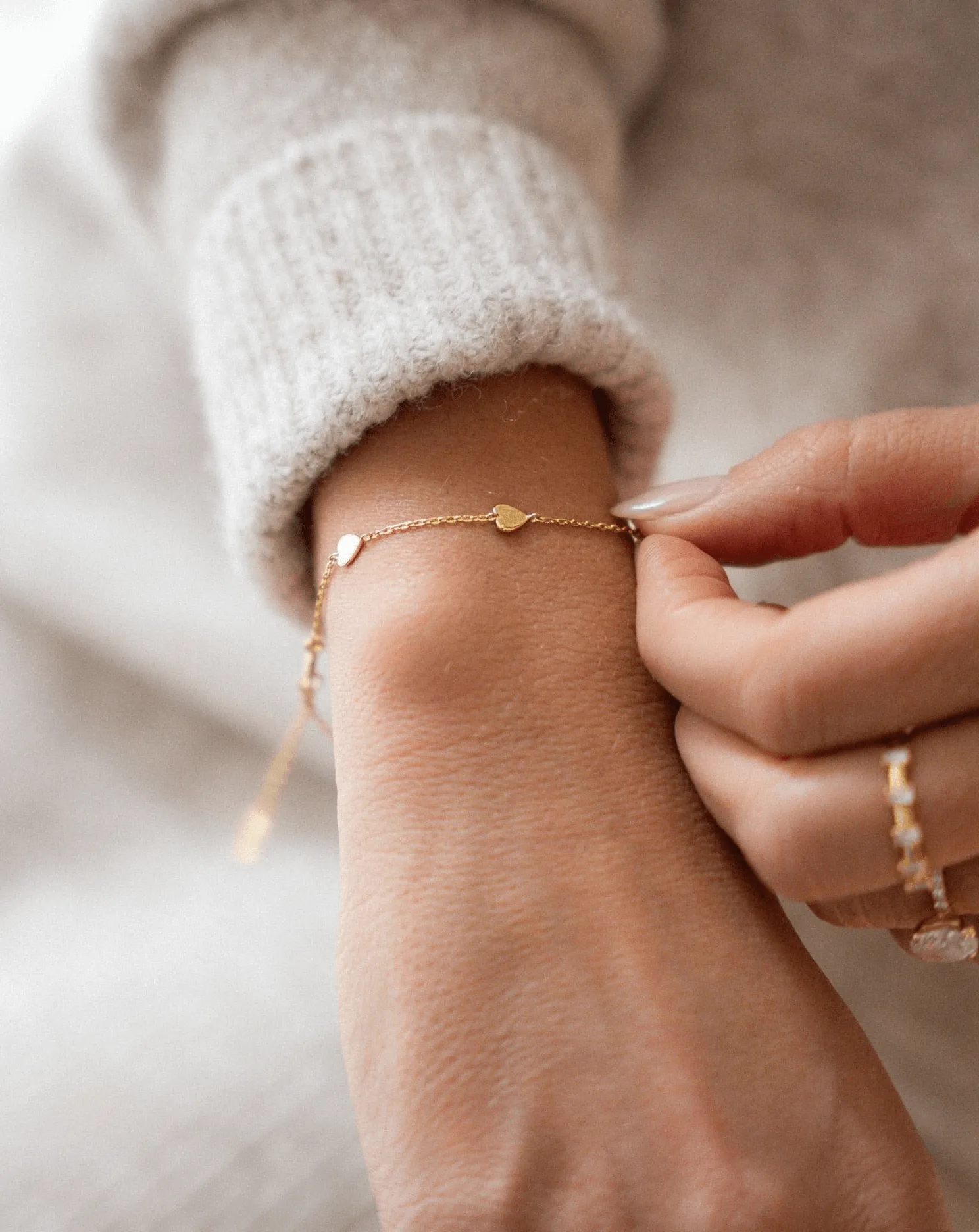 *Preorder* Heart of Gold Bracelet - Gold Vermeil