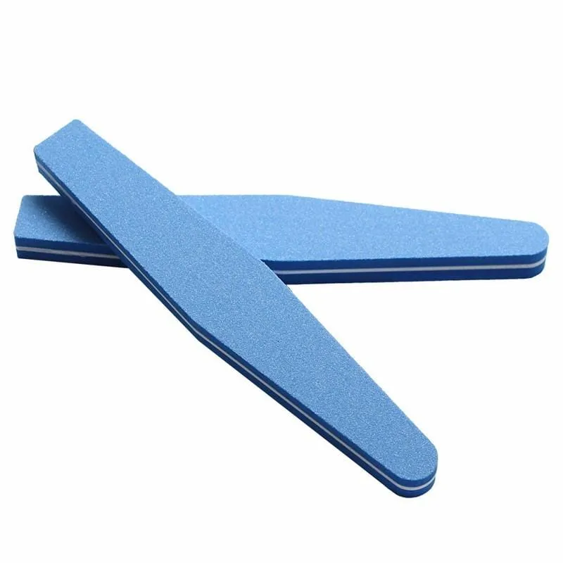 Professional Nail Files 10pcs Buffing Slim Crescent 100/180 Nail Beauty Tools Diamond Spong Block Polissoir Ongles Nail Tool