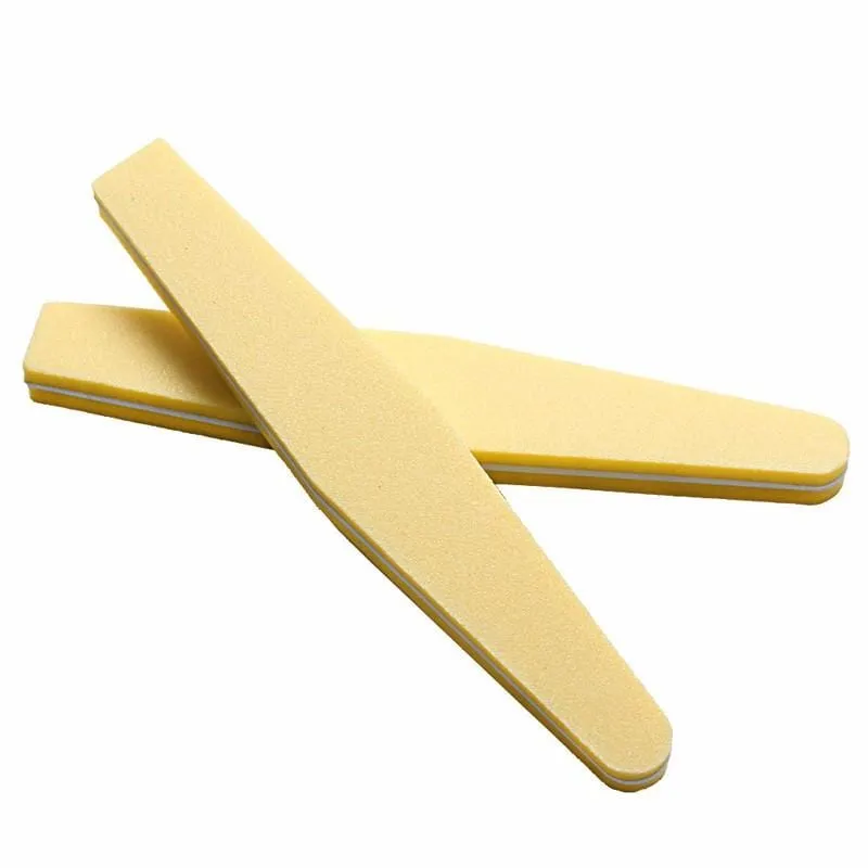 Professional Nail Files 10pcs Buffing Slim Crescent 100/180 Nail Beauty Tools Diamond Spong Block Polissoir Ongles Nail Tool