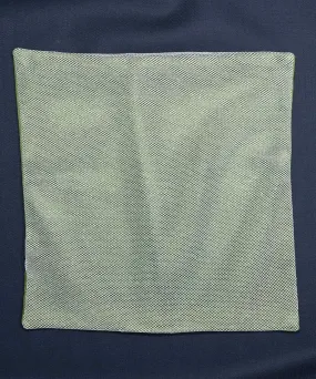 Regal Net Green Pocket Square