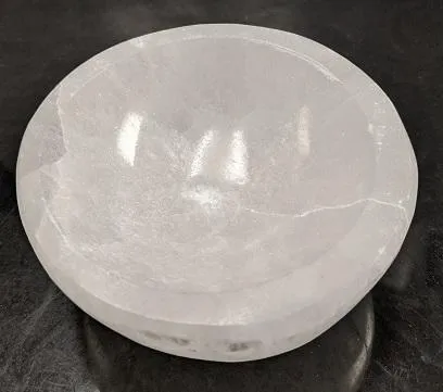 Selenite, Small White Bowl