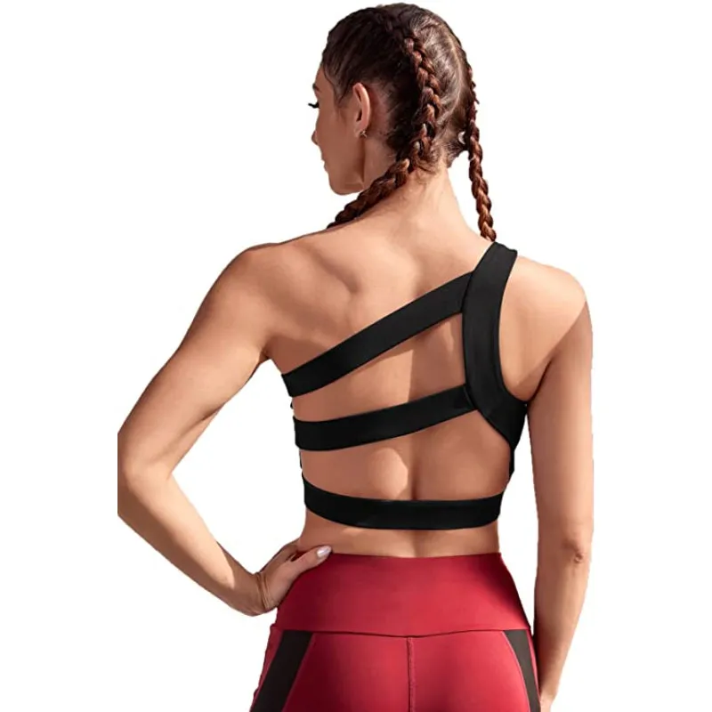 Serenity One Shoulder Sports Bra