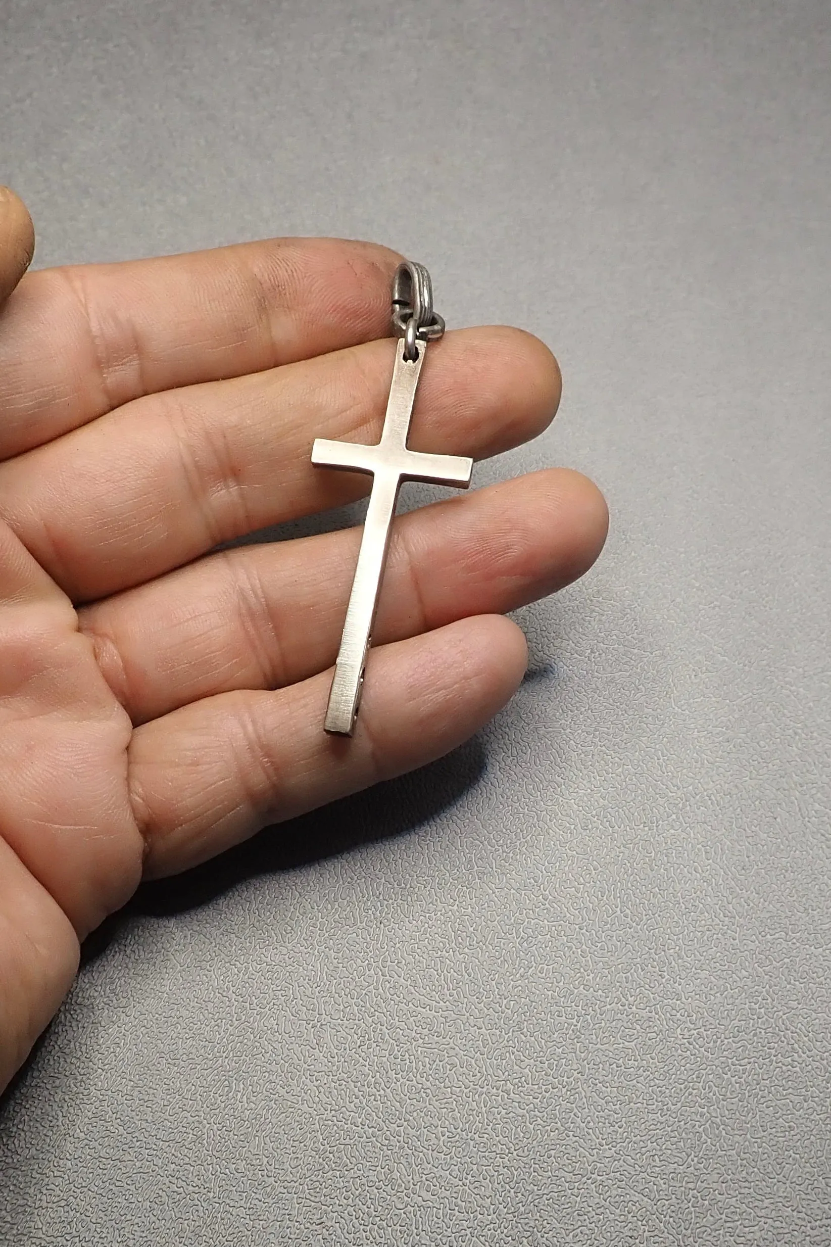 SINGLE CROSS PENDANT - two made