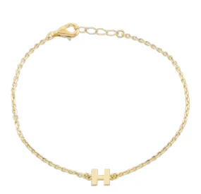 Single Initial Bracelet