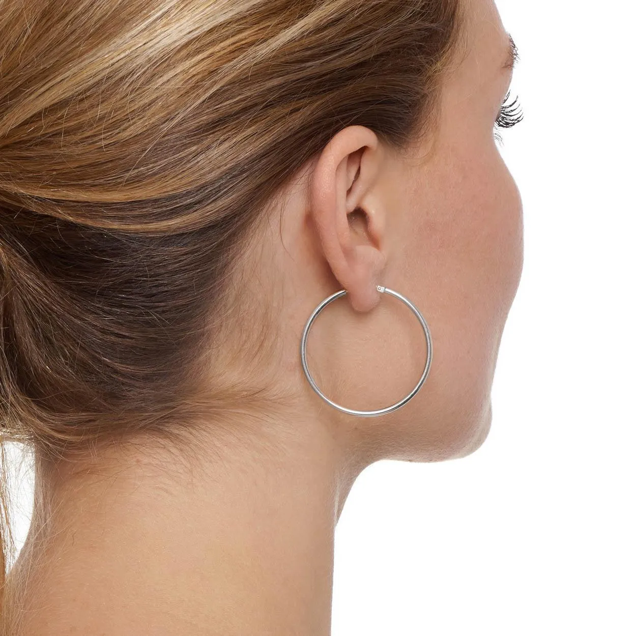 Small   Extra Small 'Chica Latina' Classic Skinny Hoop Earrings