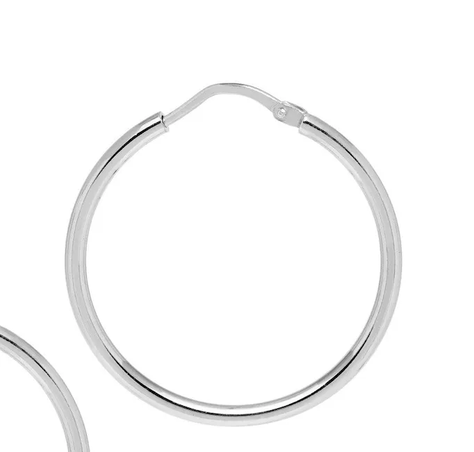 Small   Extra Small 'Chica Latina' Classic Skinny Hoop Earrings