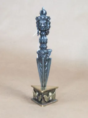 Small Iron Carved Phurba