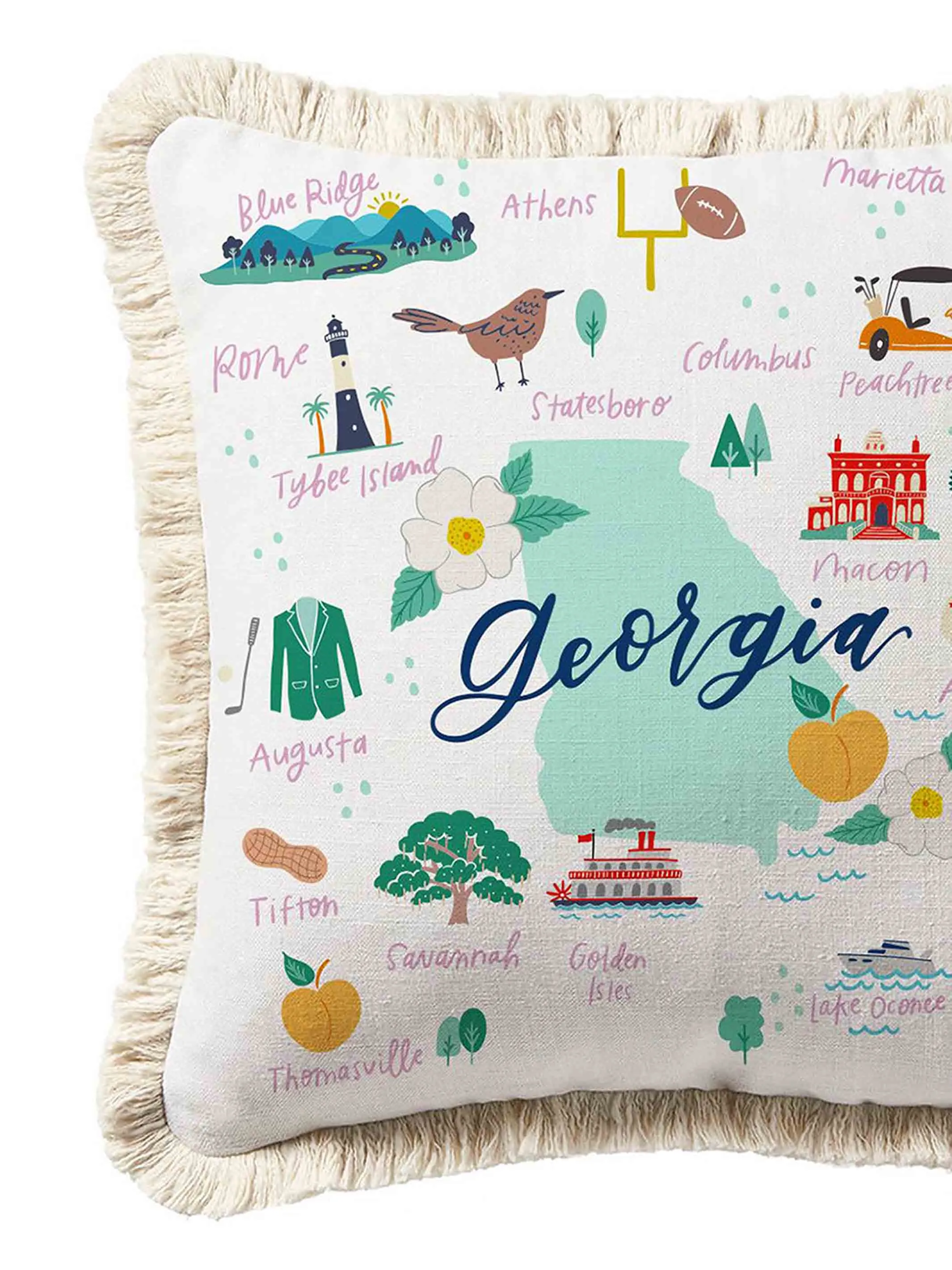 Square Pillow | Georgia