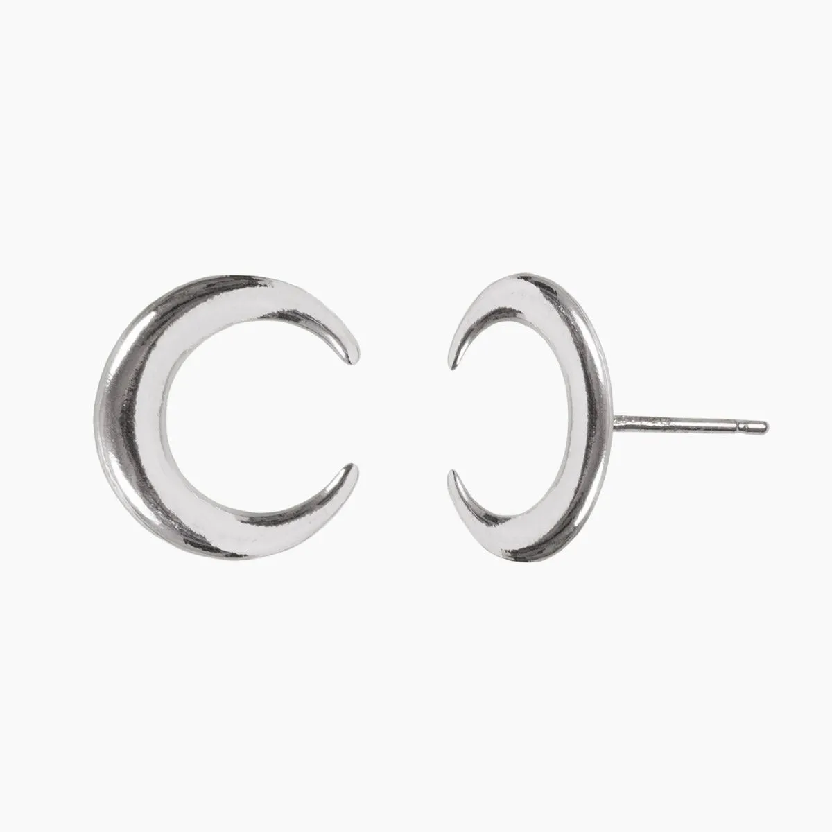 Sterling Silver Crescent Moon Set