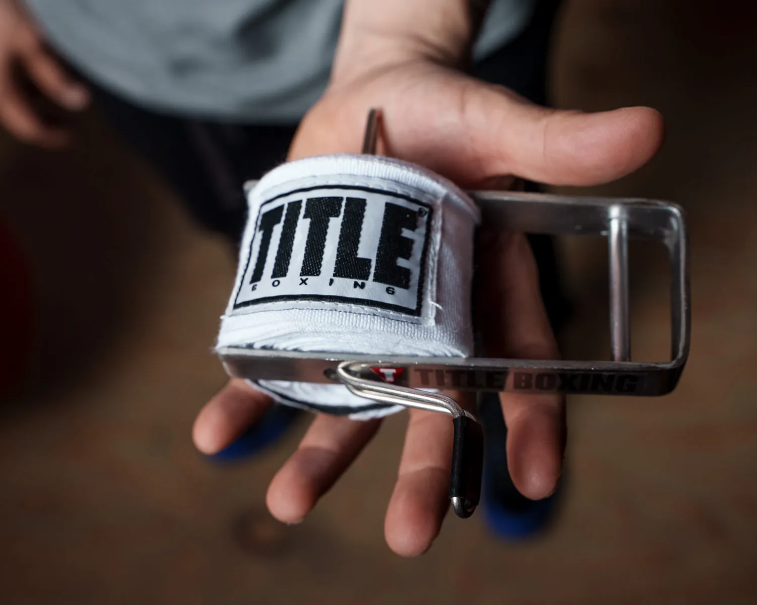 TITLE Boxing Portable Zip Hand Wrap Roller